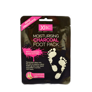 XPel Hidratáló zokni aktív szénnel Charcoal Foot Pack 1 pár