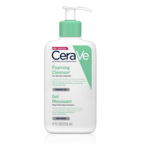 CeraVe Tisztító habzó gél normál és zsíros bőrre (Foaming Cleanser) 473 ml