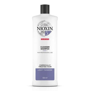 Nioxin System 5 (Shampoo Cleanser System 5 ) tisztító sampon normál és vastag természetes és festett, enyhén vékony hajra 1000 ml