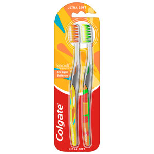 Colgate Puha fogkefe SlimSoft Design Edition Duopack 2 db