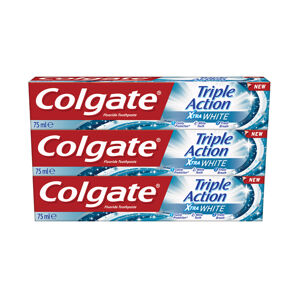 Colgate Fehérítő fogkrém Triple Action White 3 x 75 ml