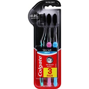 Colgate Colgate Slim Ultra Soft Charcoal fogkefe aktív szénnel 3 db