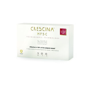 Crescina Hajnövekedés elősegítő és hajhullás elleni ellátás férfiaknak Transdermic fokozat 500 20 x 3,5 ml