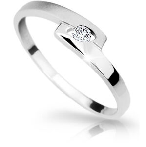 Cutie Diamonds Elegáns fehér arany gyűrű gyémánttal DZ6725-1284-00-X-2 61 mm