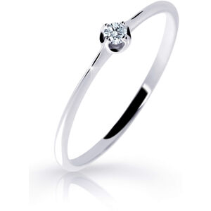 Cutie Diamonds Gyengéd fehér arany gyűrű gyémánttal  DZ6729-2931-00-X-2 52 mm