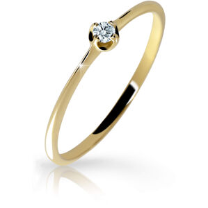 Cutie Diamonds Gyengéd sárga arany gyűrű gyémánttal  DZ6729-2931-00-X-1 61 mm