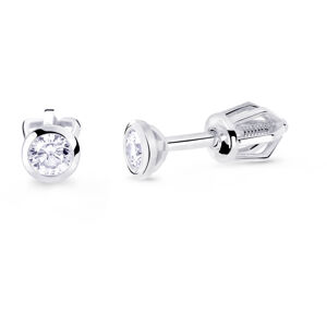Cutie Diamonds Minimalista bedugós fehérarany fülbevalók gyémántokkal DZ8007-30-00-X-2