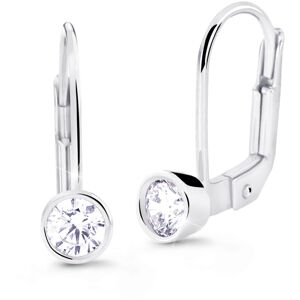 Cutie Diamonds Csodálatos lógó fehér arany fülbevalók gyémántokkal  DZ8017-55-00-X-2