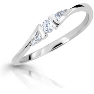 Cutie Diamonds Bámulatos fehér arany gyűrű gyémántokkal DZ6720-3054-00-X-2 56 mm