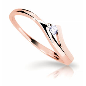Cutie Diamonds Csodálatos rózsaszín arany gyűrű gyémánttal DZ6818-1718-00-X-4 48 mm