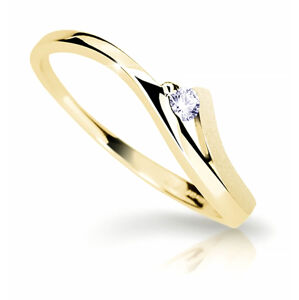 Cutie Diamonds Bámulatos sárga arany gyűrű gyémánttal  DZ6818-1718-00-X-1 61 mm