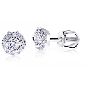 Cutie Diamonds Csodálatos bedugós fehér arany fülbevalók gyémántokkal DZ9002-3100-30-00-X-2