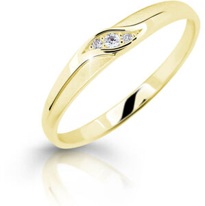 Cutie Jewellery Z6815–2844-10-X-1 bájos sárga arany eljegyzési gyűrű 51 mm