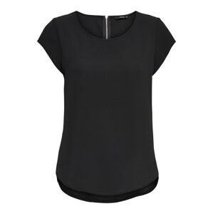 ONLY Női Vic blúz Solid Top Noos Wvn Black 40