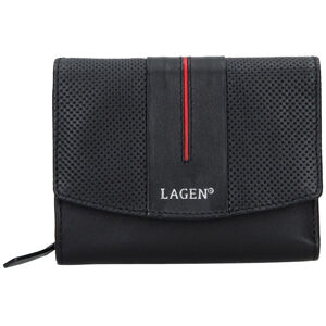 Lagen 5436 BLK/Red női bőr pénztárca