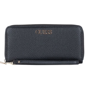 Guess Női pénztárca Alby Slg Large Zip Around Black-Bla