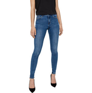 Vero Moda Női skinny  farmer VMTANYA 10222531 Medium Blue Denim XL/32