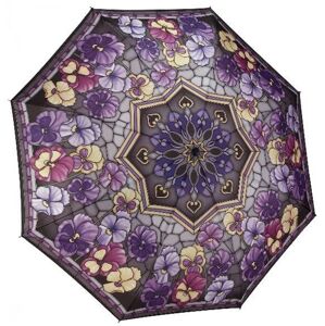 Blooming Brollies Női esernyő Stained Glass Pansies GFFSGP