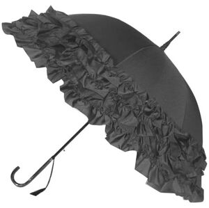 Blooming Brollies Hölgyek botló esernyő Grey Trip le Frill BCS3FGR