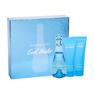 Davidoff Cool Water Woman Spring Edition - EDT 100 ml  + testápoló 75 ml + tusfürdő 75 ml