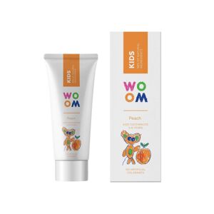 WOOM Gyermek fogkrém Kids Peach (Kids Toothpaste 3-8 Years) 50 ml