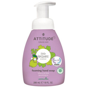 Attitude Gyermek habzó kézszappan LITTLE LEAVES vanília és körte illattal 295 ml