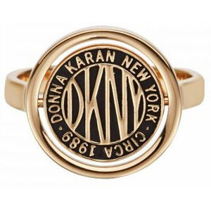 DKNY Stílusos gyűrű márkalogóval Token New York 5520037 55 mm