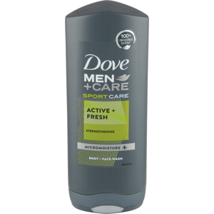 Dove Frissítő tusfürdő férfiaknak  Sport Active Fresh Men + Care (Body and Face Wash) 400 ml