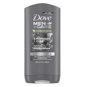 Dove Tusfürdő férfiaknak Men+Care Charcoal & Clay (Body And Face Wash) 400 ml