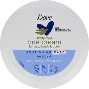 Dove Tápláló arc- és testkrém száraz bőrre  Body Love (Nourishing Care) 250 ml