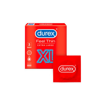Durex Kondomy Feel Thin XL 3 db