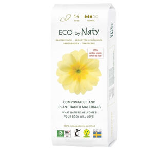 Eco by Naty Női egészségügyi betét ECO by Naty - normál 14 db