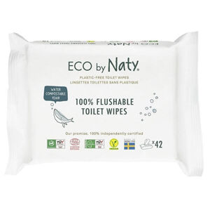 Eco by Naty ECO nedves törlőkendők Naty szagtalan WC-papír funkcióval (42 db)