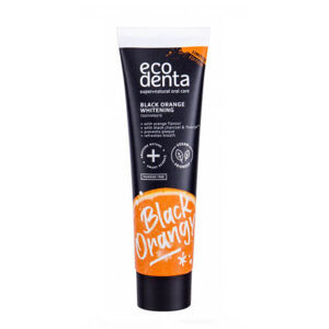 Ecodenta (Black Orange Whitening Toothpaste) 100 ml fekete színű fehérítő fogkrém, narancs ízben