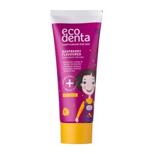 Ecodenta Málna ízű fogkrém gyerekeknek Super+Natural Oral Care Raspberry Flavoured (Toothpaste For Kids) 75 ml