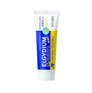 ELGYDIUM Géles fogkrém fluororinnal és banánízzel 2-6 éves gyermekek számáraKids 50 ml