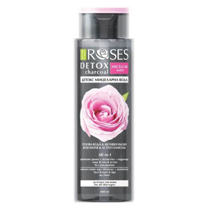 ELLEMARE Méregtelenítő micellás víz Roses Detox Charcoal (Micellar Water) 400 ml