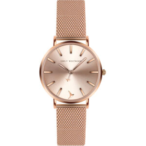 Emily Westwood American Praire Rose Gold Mesh Watch EBZ-3218