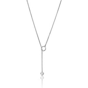 Emily Westwood Elegáns acél nyaklánc szívvel WN1020S