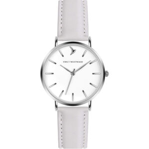 Emily Westwood Lewa Wildlife White Leather Strap Watch EBX-B018S