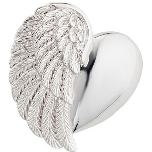 Engelsrufer Ezüst szív alakú medál  angyal szárnnyal ERP-HEARTWING