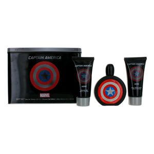 EP Line Captain America Hero - EDT 100 ml + borotválkozás utáni balzsam 100 ml + tusfürdő 100 ml