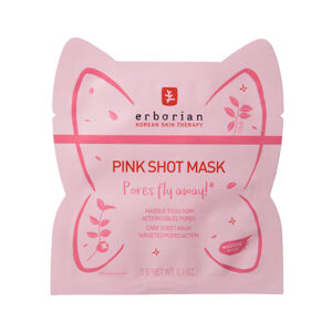 Erborian Pink Shot Mask (Care Sheet Mask) 5 g bőrápoló maszk a kitágult pórusokra