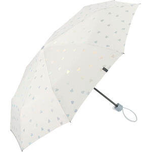 Esprit Női összecsukható esernyő Shimmering Hearts Mini manual w.white 58628