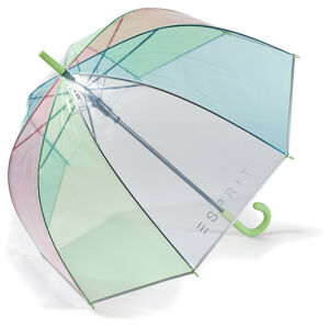 Esprit Esernyő Transparent Long AC Domeshape Rainbow 53161 green