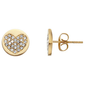 Esprit Romantikus aranyozott fülbevaló kristályokkal  Lana ESER01612200