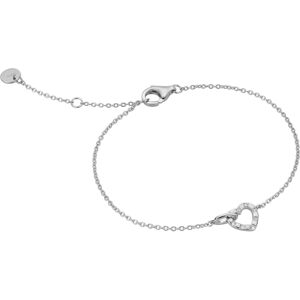 Esprit Romantikus ezüst karkötő szívvel és cirkónium kövekkel ESBR01321117