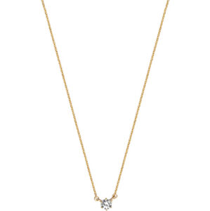 Esprit Csillogó aranyozott ezüst nyaklánc színtiszta cirkónium kövekkel ESNL01251242