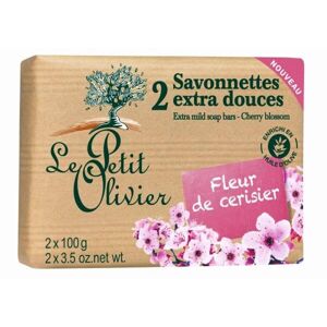 Le Petit Olivier Extra finom szappan cseresznyevirág 2 x 100g