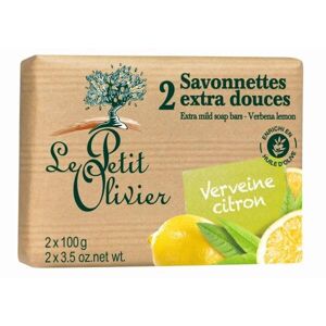 Le Petit Olivier Extra gyengéd szappan verbéna és a citrom 2 x 100g